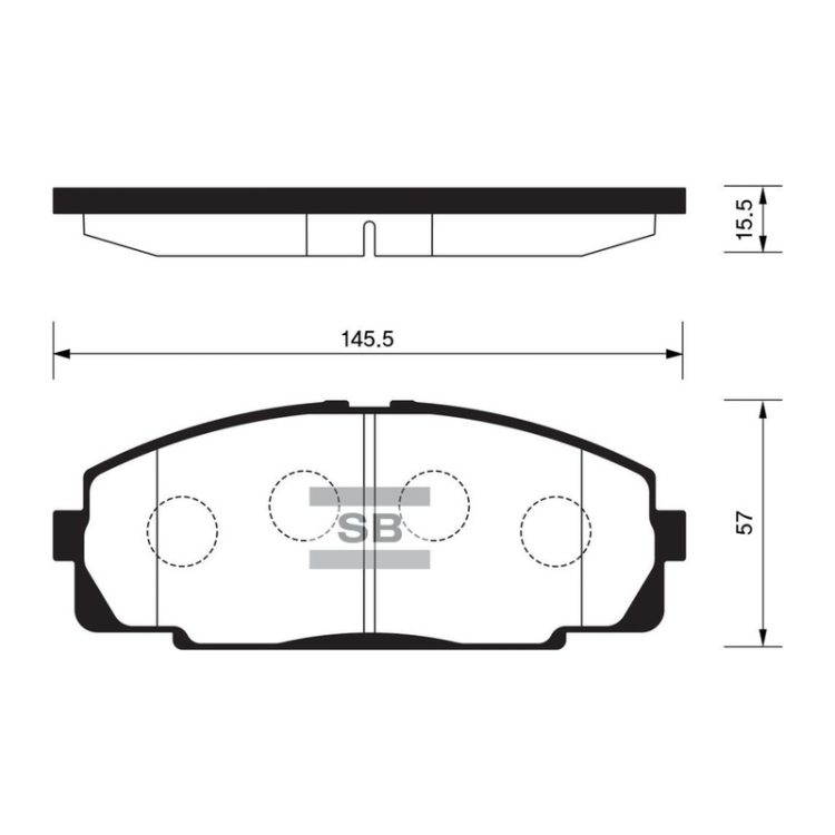 FBP2077 FIBA Δισκόφρενα (Μπροστά) - TOYOTA