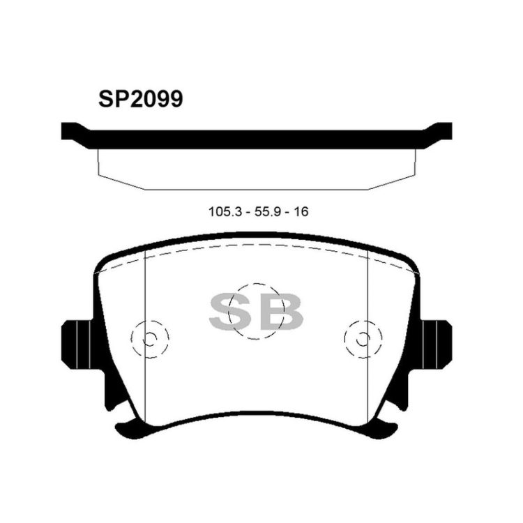 FBP2099 FIBA Δισκόφρενα (Πίσω) - VW GROUP