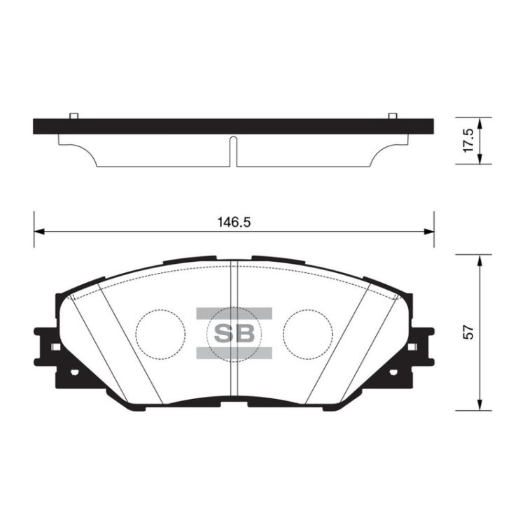FBP2138 FIBA Δισκόφρενα (Μπροστά) - TOYOTA