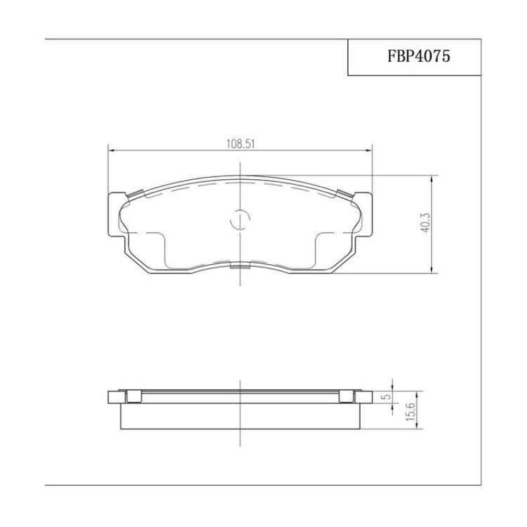 FBP4075 FIBA Δισκόφρενα (Μπροστά) - NISSAN, SUBARU