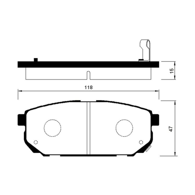 FBP4160 FIBA Δισκόφρενα (Πίσω) - KIA