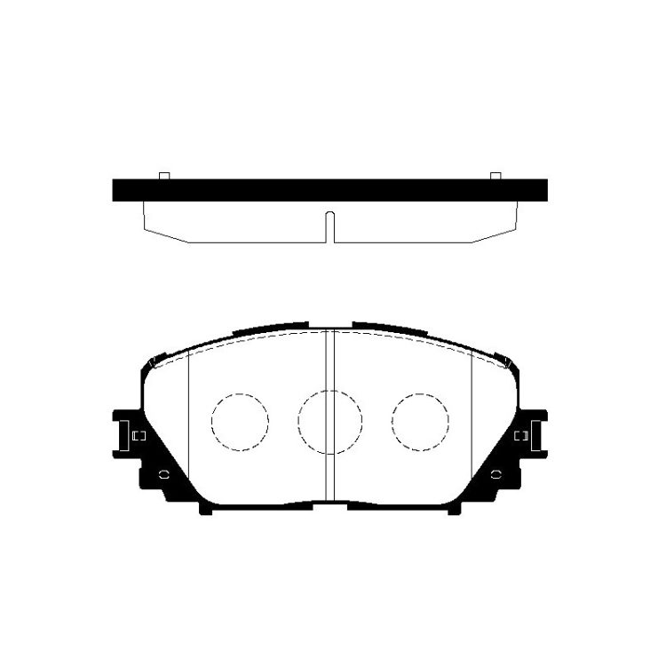 FBP4344 FIBA Δισκόφρενα (Μπροστά) - TOYOTA, DAIHATSU