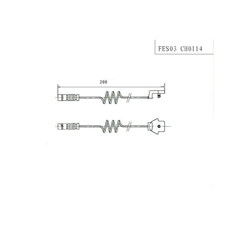 FES03 FIBA Καλώδια για Δισκόφρενα FBP4056