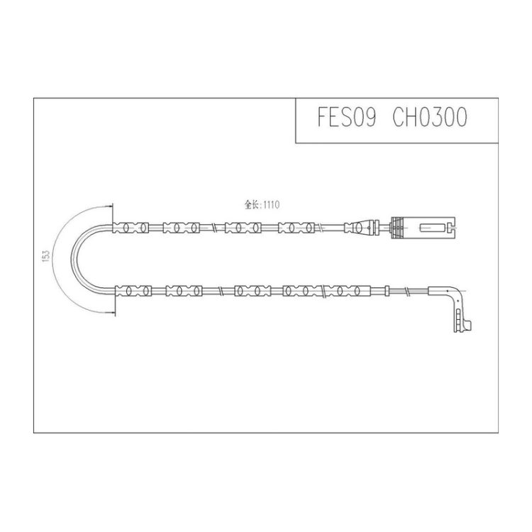 FES09 FIBA Καλώδια για Δισκόφρενα FBP4027,FBP4097
