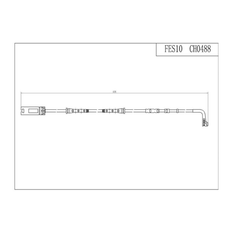 FES10 FIBA Καλώδια για Δισκόφρενα FBP2159,FBP4029,FBP4283