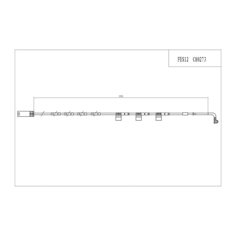 FES12 FIBA Καλώδια για Δισκόφρενα FBP4068