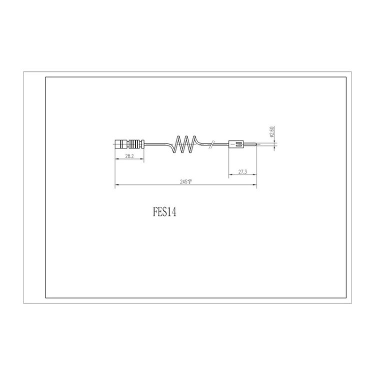 FES14 FIBA Καλώδια για Δισκόφρενα FBP4141