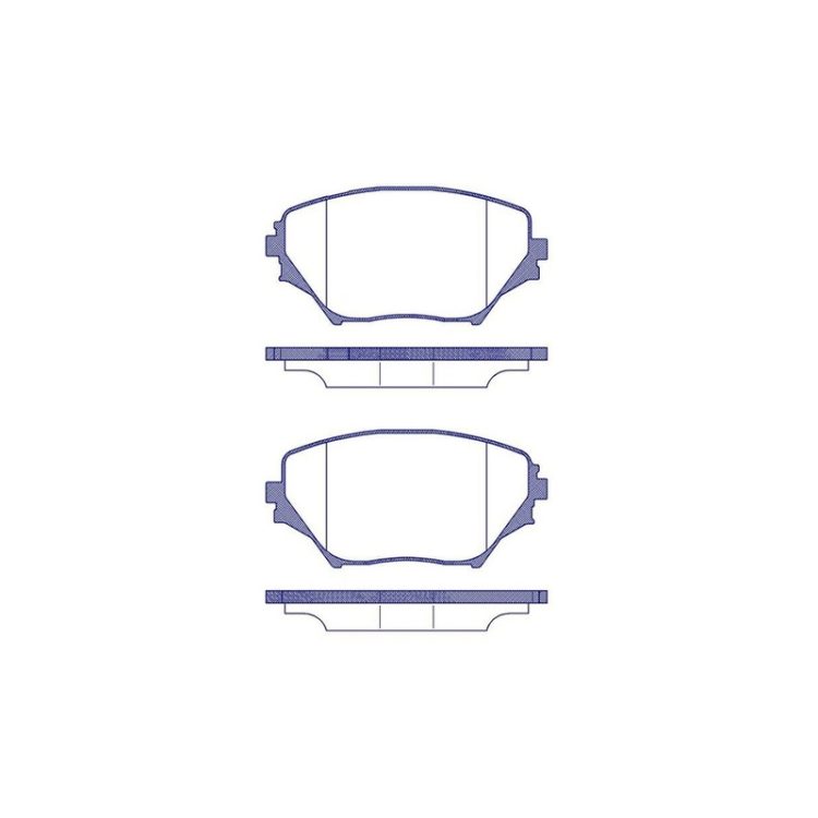 TBP7020 FIBA Δισκόφρενα (Μπροστά) - TOYOTA