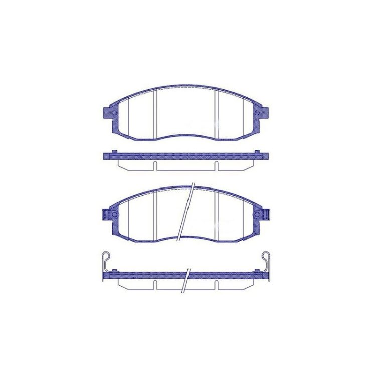TBP7022 FIBA Δισκόφρενα (Μπροστά) - MITSUBISHI
