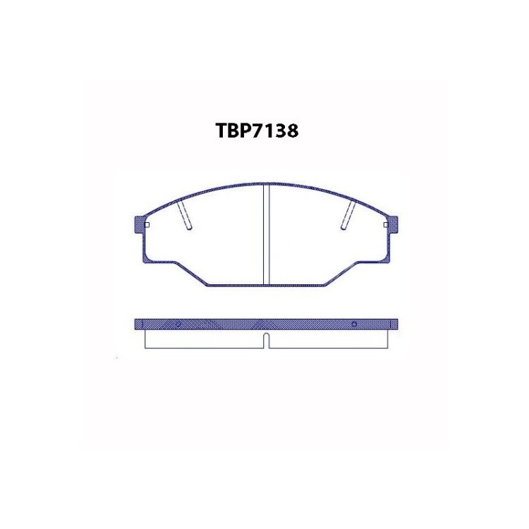 TBP7138 FIBA Δισκόφρενα (Μπροστά) - TOYOTA, VW