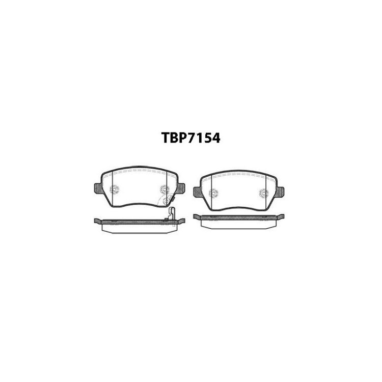 TBP7154 FIBA Δισκόφρενα (Μπροστά) - OPEL- SUZUKI