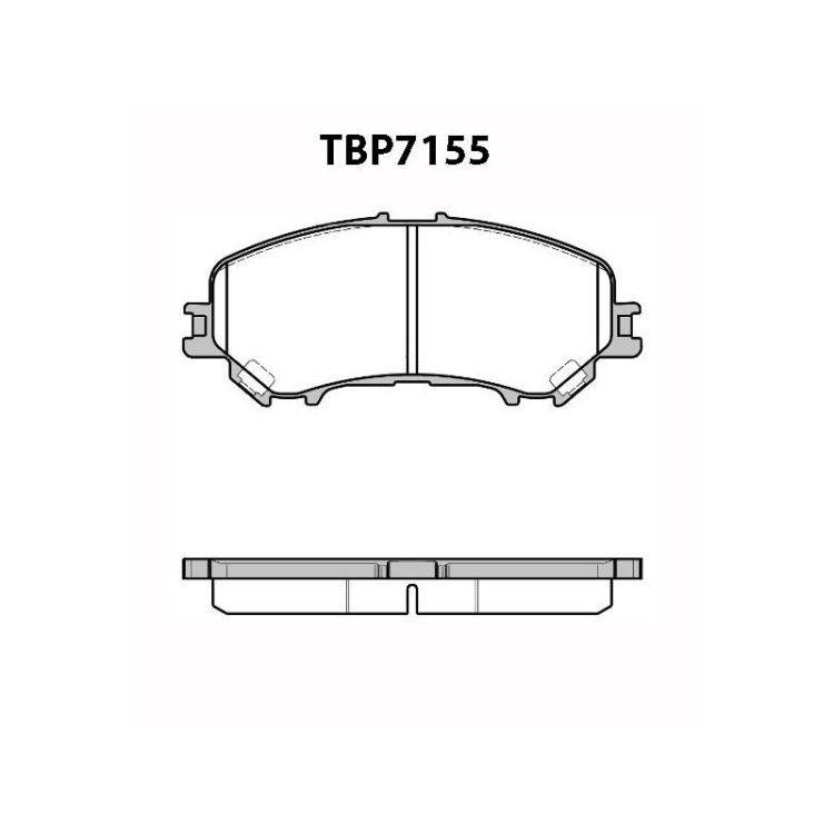 TBP7155 FIBA Δισκόφρενα (Μπροστά) - NISSAN, RENAULT
