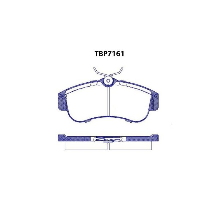 TBP7161 FIBA Δισκόφρενα (Μπροστά) - NISSAN